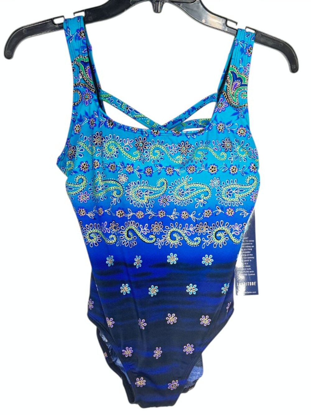 NWT Longitude Double X-Back One Piece  Swimsuit in Alibaba